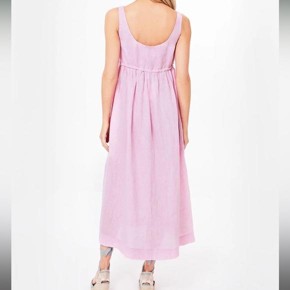 Tuckernuck Pomander Place Pink Sabella Maxi Dress, Size Small NWT - Picture 4 of 7